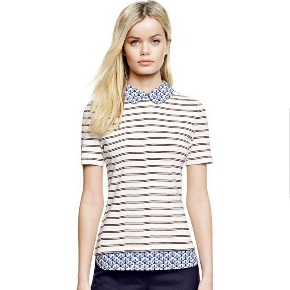 SOLD Tory Burch Short Sleeve Knit Sweater